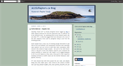 Desktop Screenshot of blog.arcticraptors.ca